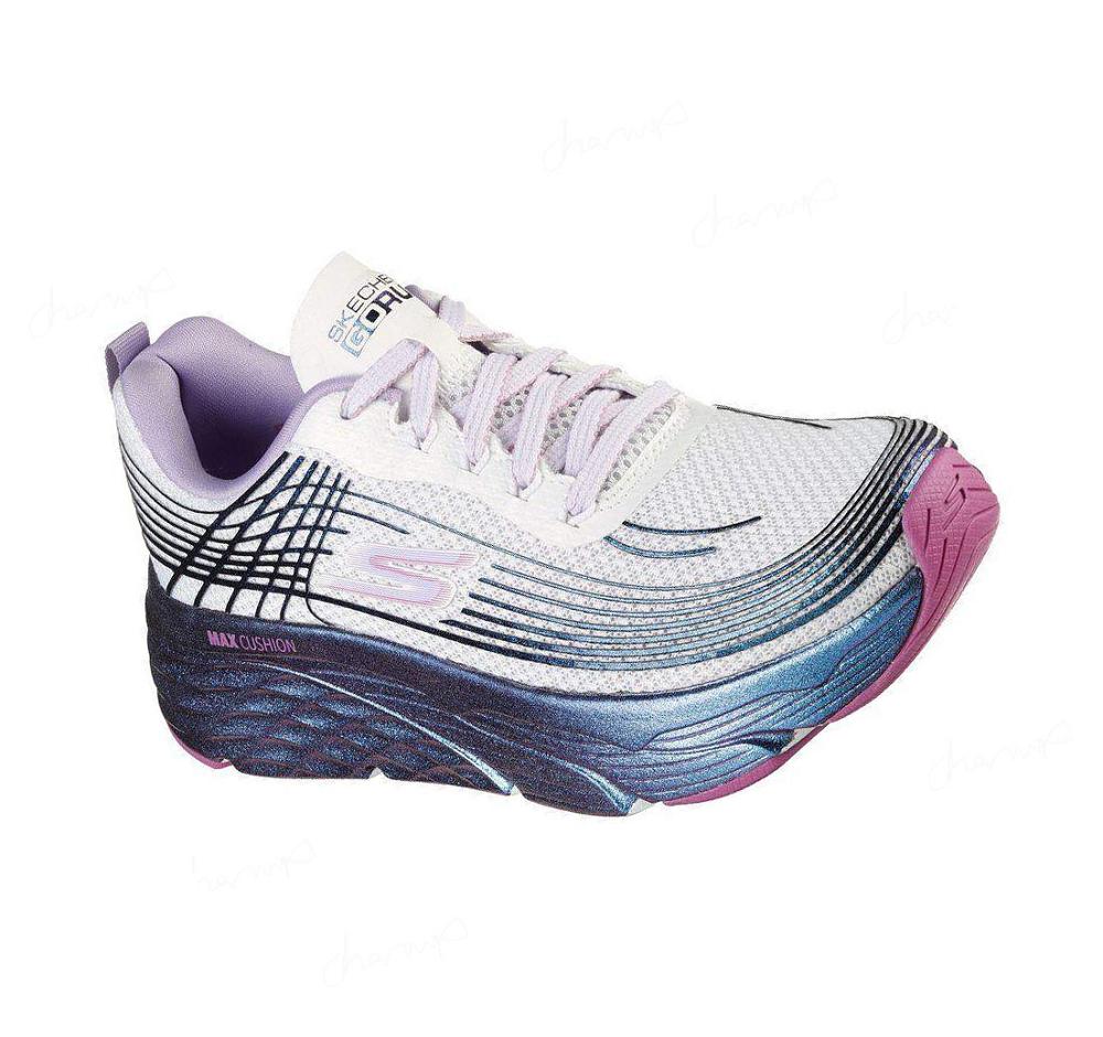 Zapatillas Deportivos Skechers Max Cushioning Elite - Wild Stride Mujer Blancas | T323D_AR