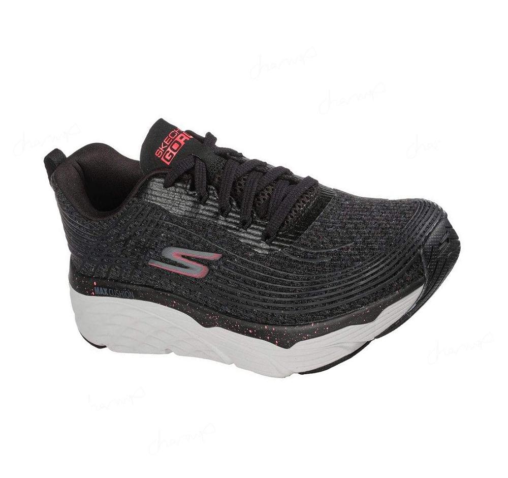 Zapatillas Deportivos Skechers Max Cushioning Elite - Your Planet Mujer Negras Rosas | T3A8C_AR