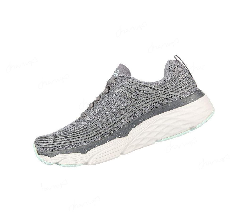 Zapatillas Deportivos Skechers Max Cushioning Elite - Your Planet Mujer Gris Turquesa | T3T3B_AR