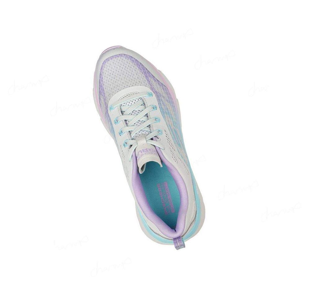 Zapatillas Deportivos Skechers Max Cushioning Elite - Even Stride Mujer Gris Lavanda | T59AK_AR