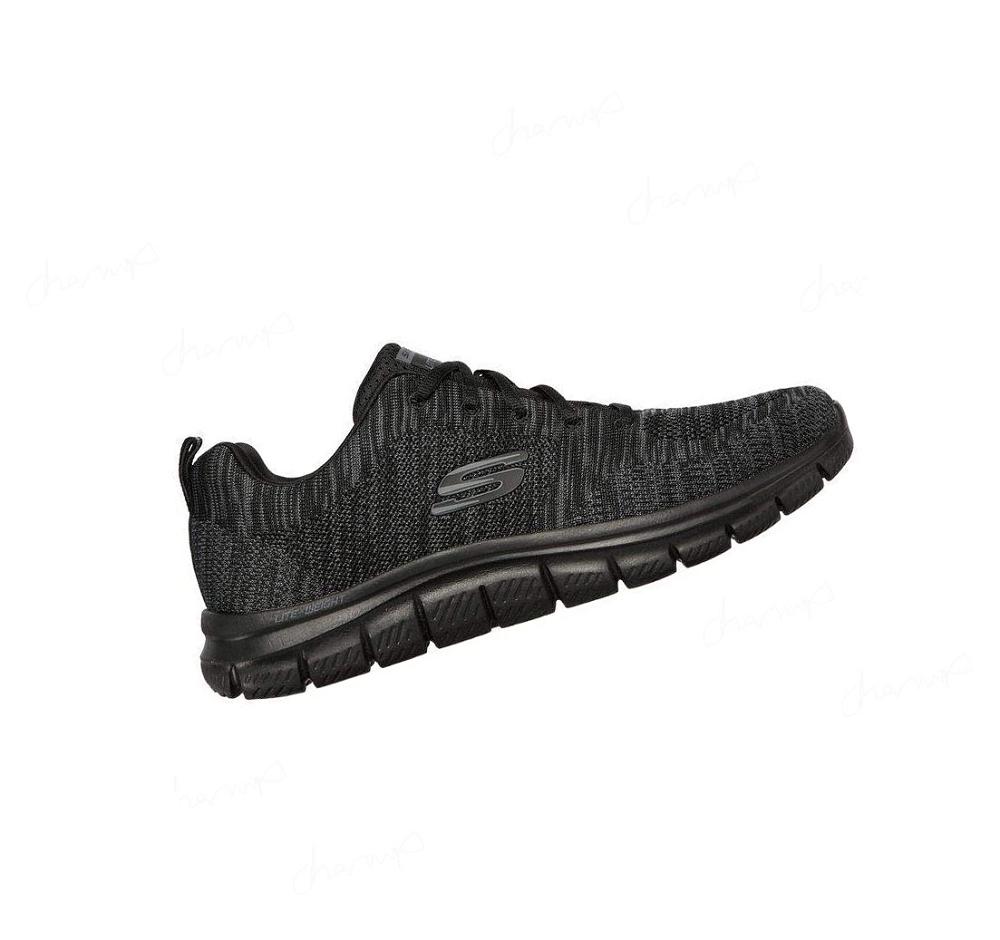 Zapatillas Deportivos Skechers Pista - Front Runner Hombre Negras | A26AA_AR