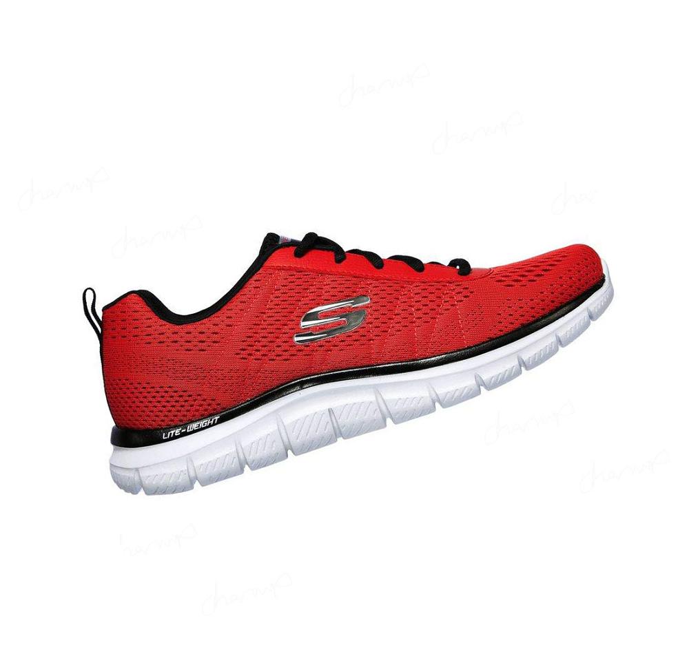 Zapatillas Deportivos Skechers Pista - Moulton Hombre Rojas Negras | A2258_AR