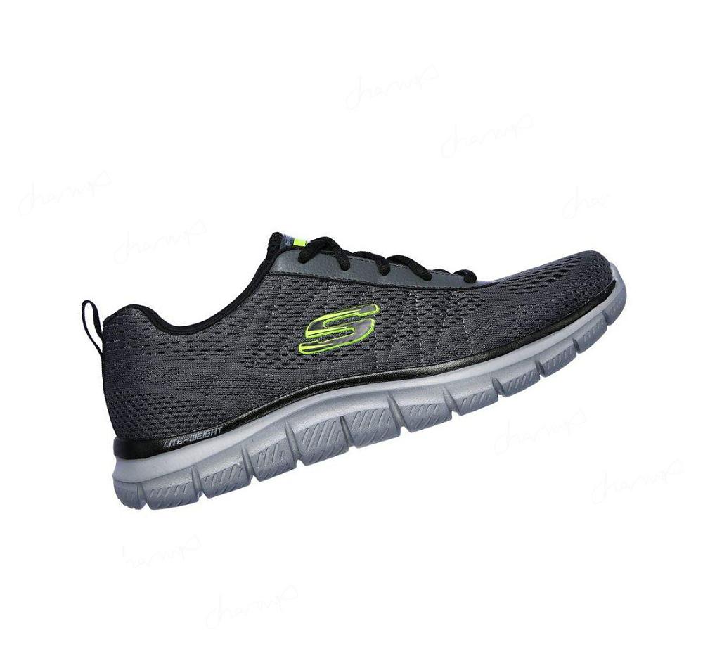 Zapatillas Deportivos Skechers Pista - Moulton Hombre Gris Negras | A2390_AR