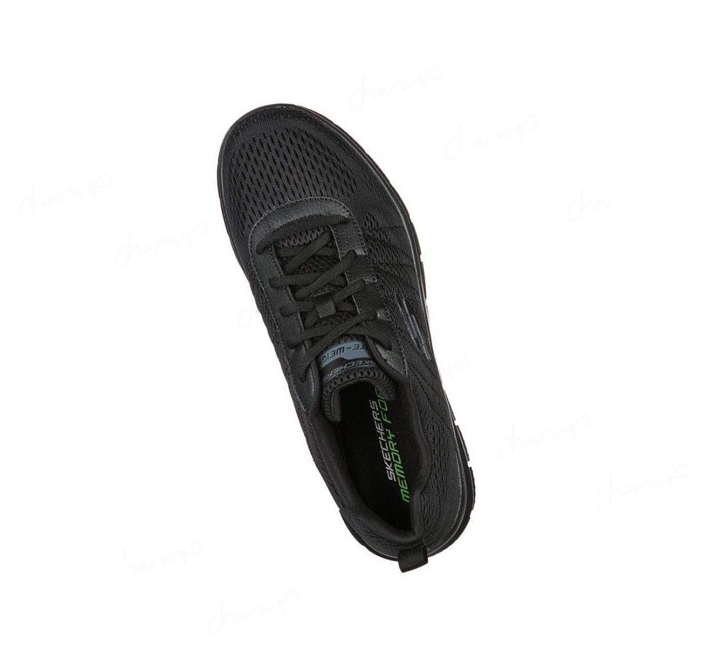 Zapatillas Deportivos Skechers Pista - Moulton Hombre Negras | A2500_AR