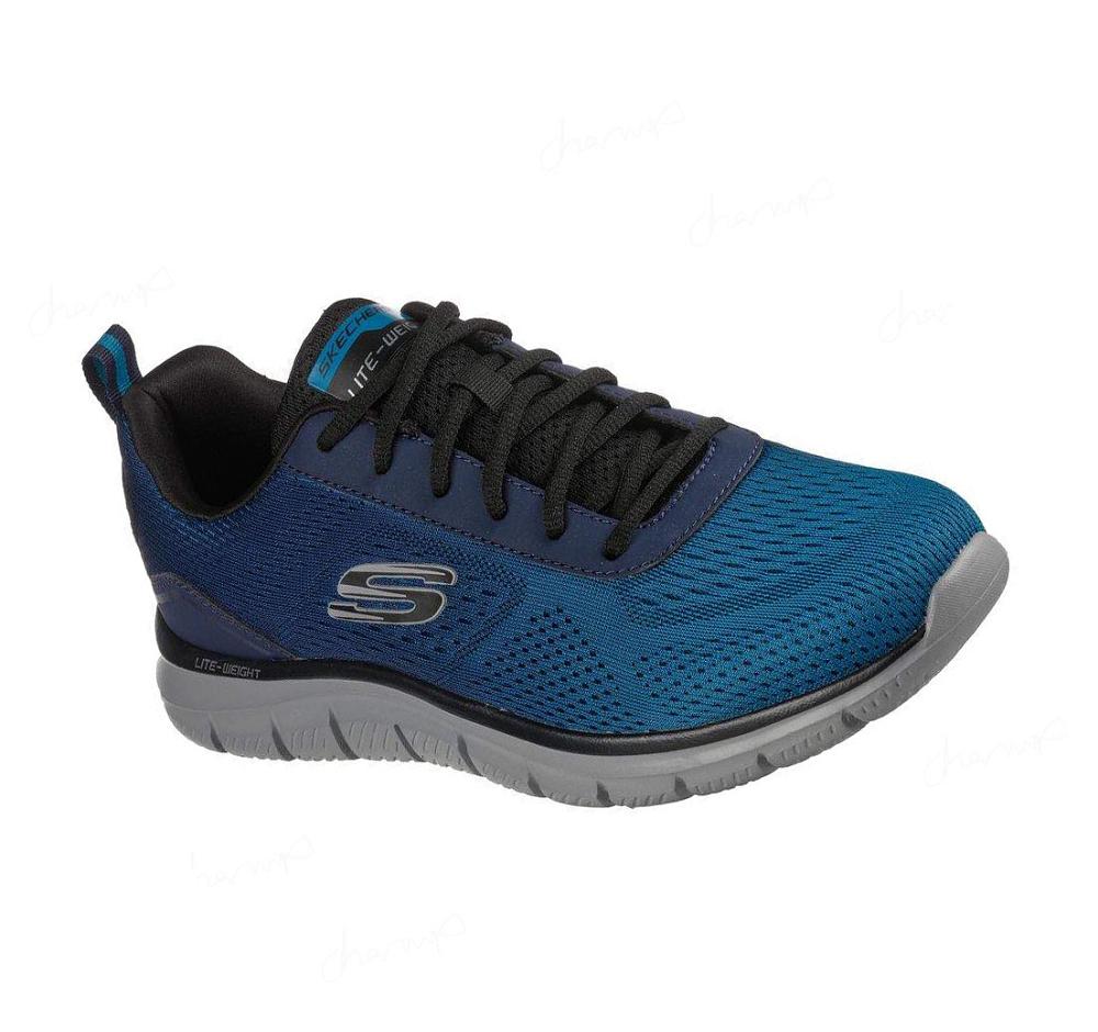 Zapatillas Deportivos Skechers Pista - Ripkent Hombre Azul Marino Azules | A289Q_AR