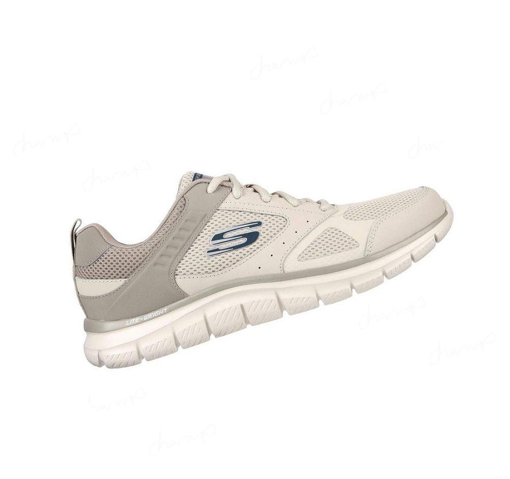 Zapatillas Deportivos Skechers Pista - Syntac Hombre Gris Marrones | A2T53_AR