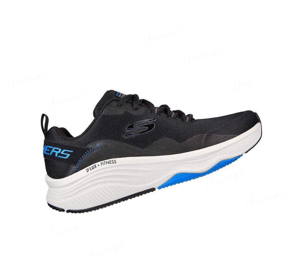 Zapatillas Deportivos Skechers Relaxed Fit: D'Lux Fitness - Roam Free Hombre Negras | 5812L_AR