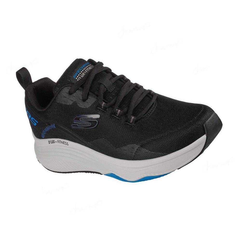 Zapatillas Deportivos Skechers Relaxed Fit: D\'Lux Fitness - Roam Free Hombre Negras | 5812L_AR