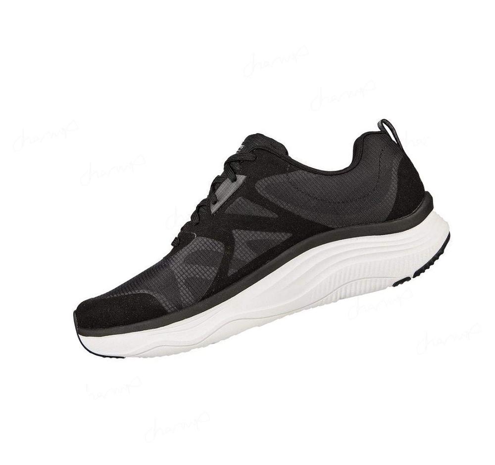 Zapatillas Deportivos Skechers Relaxed Fit: D'Lux Fitness Hombre Negras Blancas | 5T89D_AR