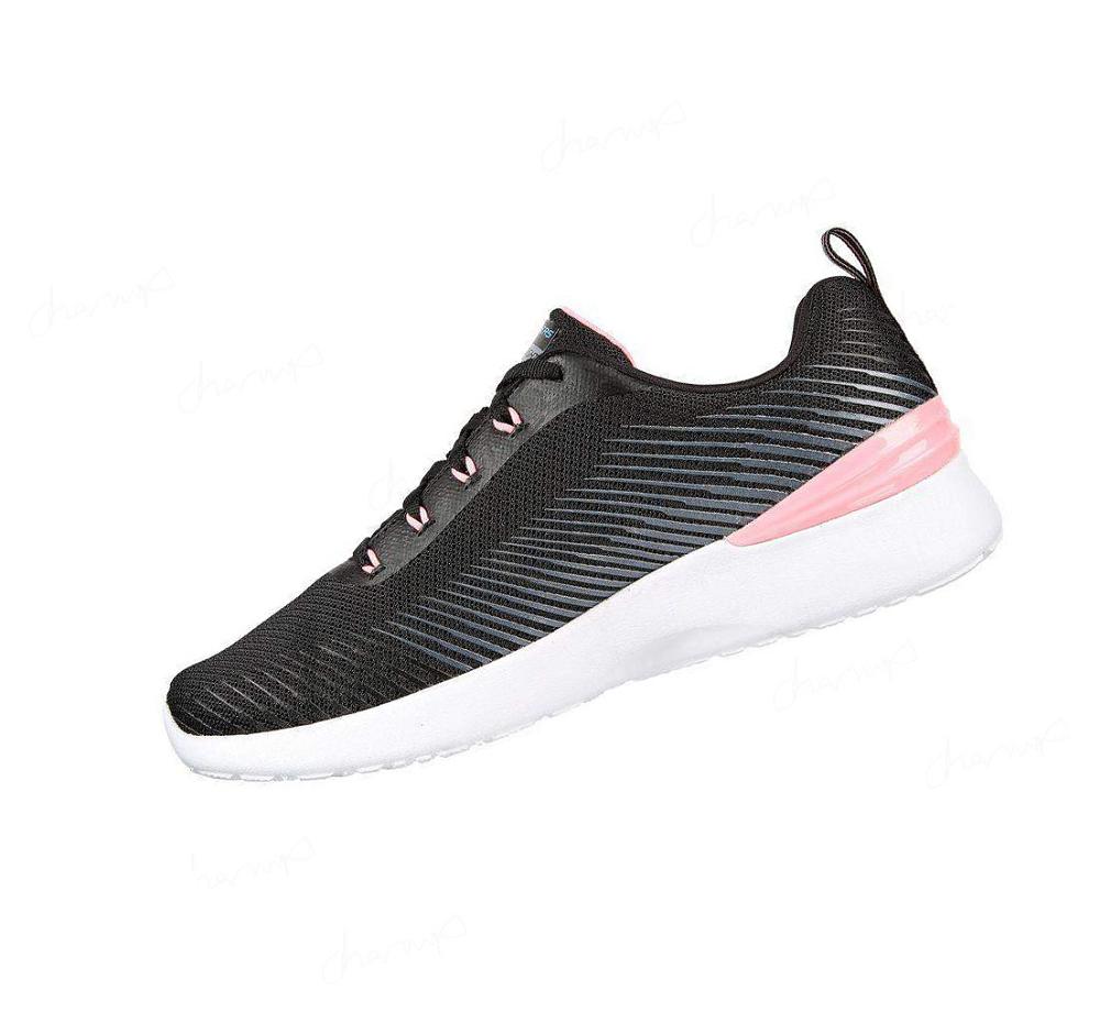 Zapatillas Deportivos Skechers Skech-Air Dynamight - Luminosity Mujer Negras Rosas | 38230_AR