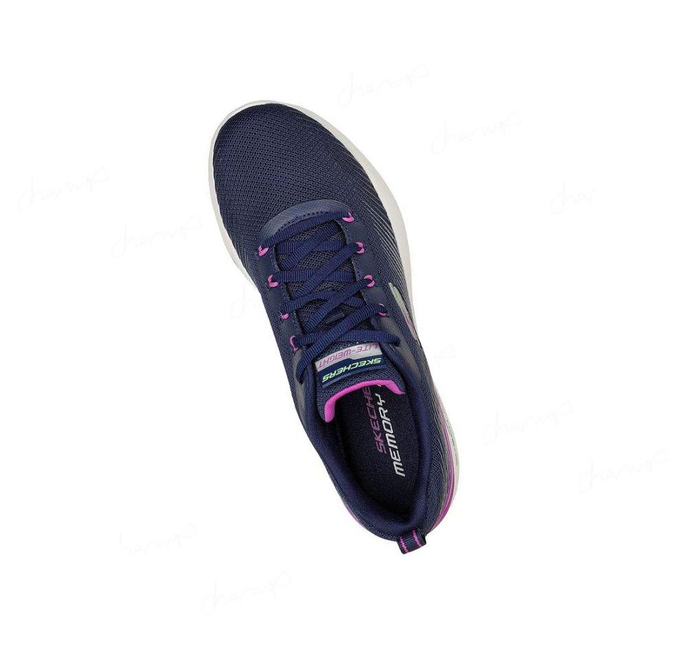 Zapatillas Deportivos Skechers Skech-Air Dynamight - Luminosity Mujer Azul Marino Moradas | 38T3Q_AR