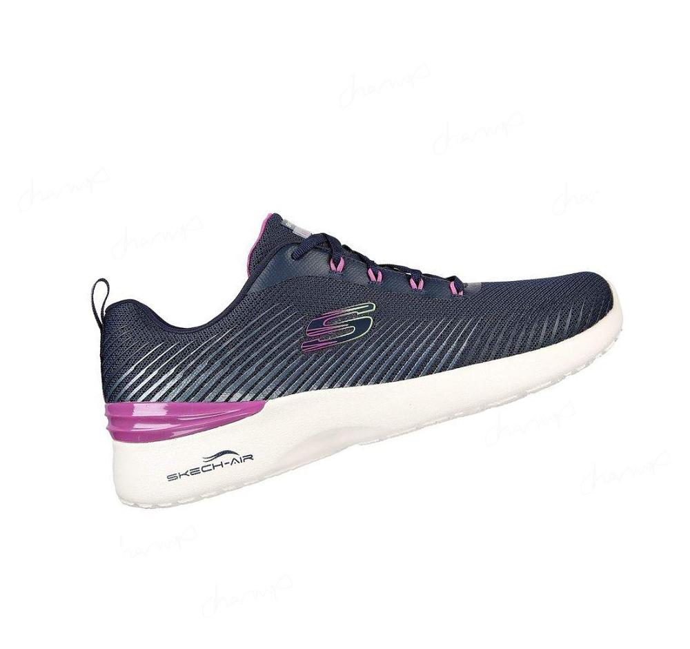 Zapatillas Deportivos Skechers Skech-Air Dynamight - Luminosity Mujer Azul Marino Moradas | 38T3Q_AR