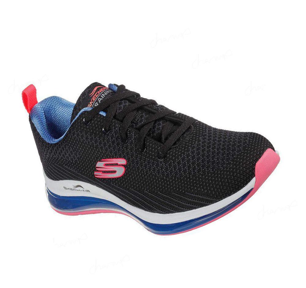 Zapatillas Deportivos Skechers Skech-Air Element 2.0 - Amuse Me Mujer Negras Azules | 39A8B_AR