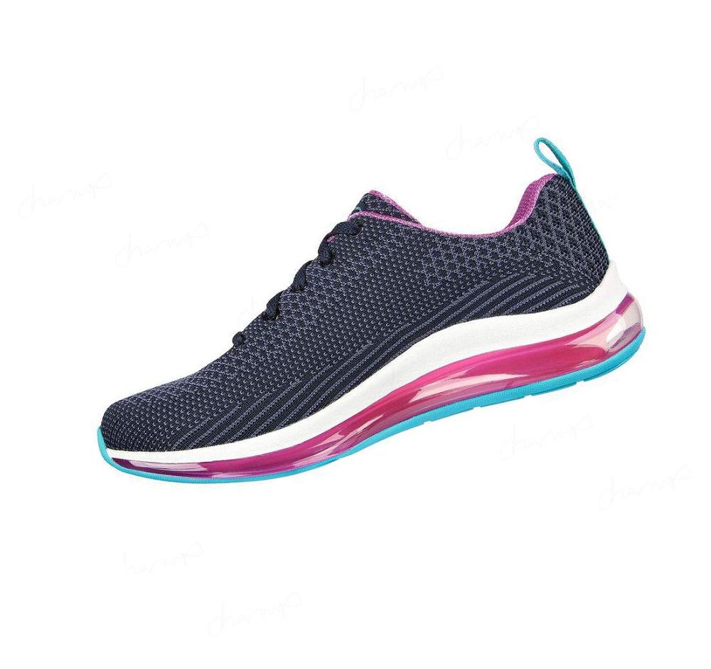 Zapatillas Deportivos Skechers Skech-Air Element 2.0 - Amuse Me Mujer Azul Marino Moradas | 39T3G_AR