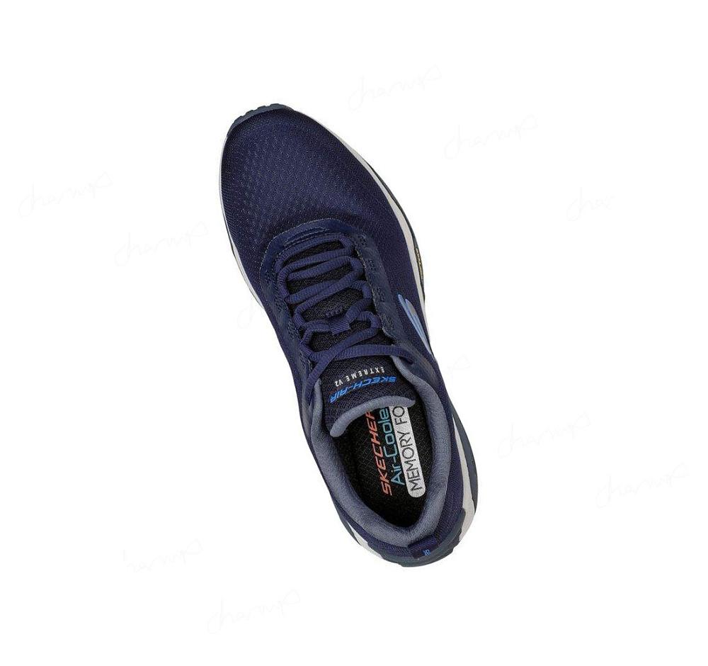 Zapatillas Deportivos Skechers Skech-Air Extreme V.2 - Trident Hombre Azul Marino Gris | 5A25D_AR