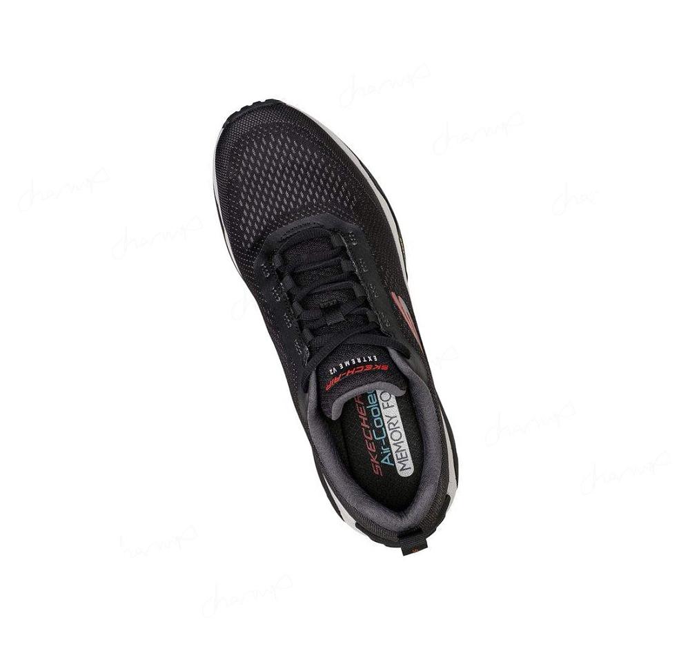 Zapatillas Deportivos Skechers Skech-Air Extreme V.2 - Trident Hombre Negras Rojas | 5A3TP_AR