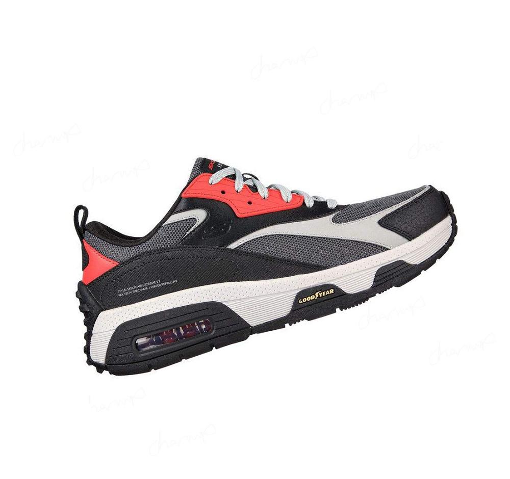 Zapatillas Deportivos Skechers Skech-Air Extreme V.2 Hombre Negras Rojas | 5A62K_AR