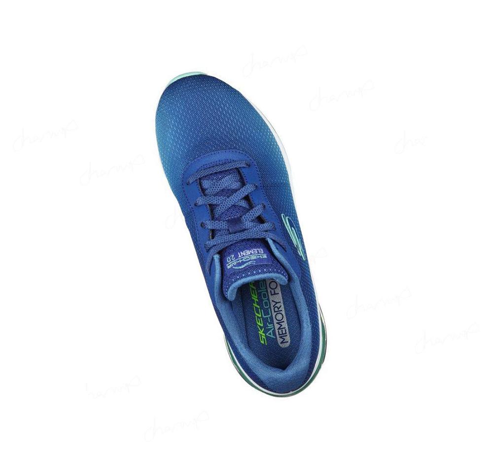 Zapatillas Deportivos Skechers Skech-Air Element 2.0 Mujer Azul Marino Turquesa | A023E_AR