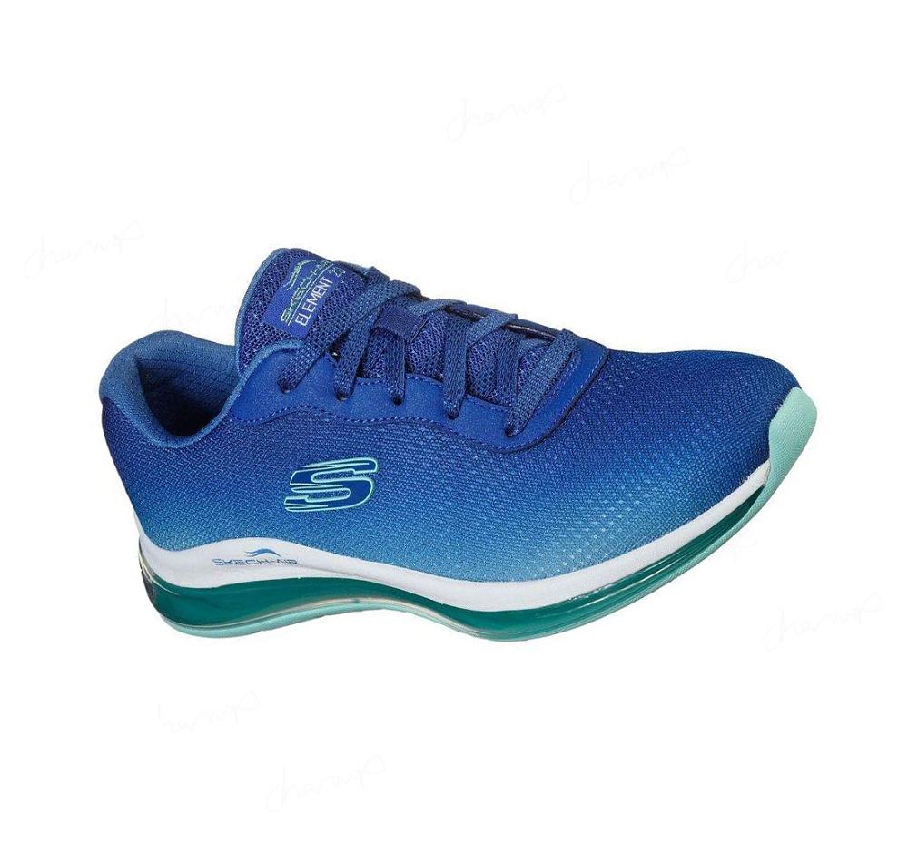 Zapatillas Deportivos Skechers Skech-Air Element 2.0 Mujer Azul Marino Turquesa | A023E_AR