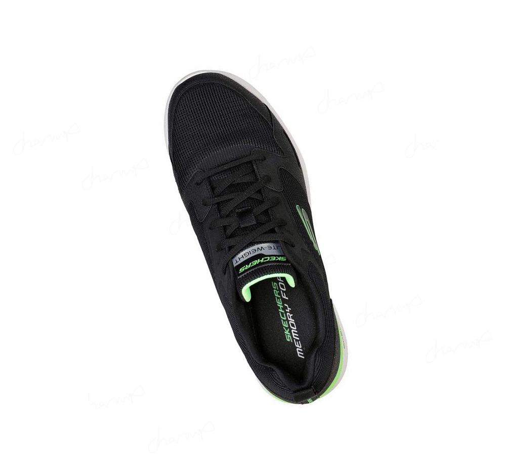 Zapatillas Deportivos Skechers Skech-Air Dynamight Hombre Negras Verde Claro | AA50W_AR