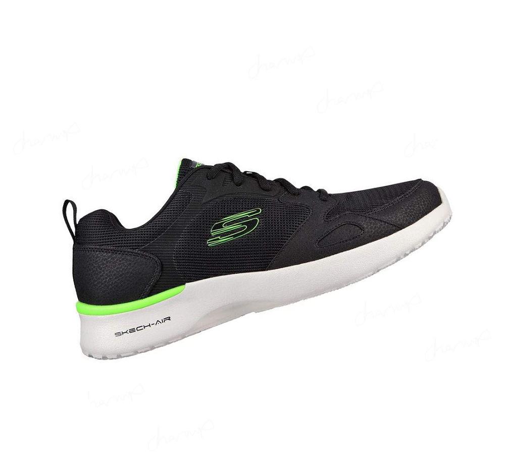 Zapatillas Deportivos Skechers Skech-Air Dynamight Hombre Negras Verde Claro | AA50W_AR