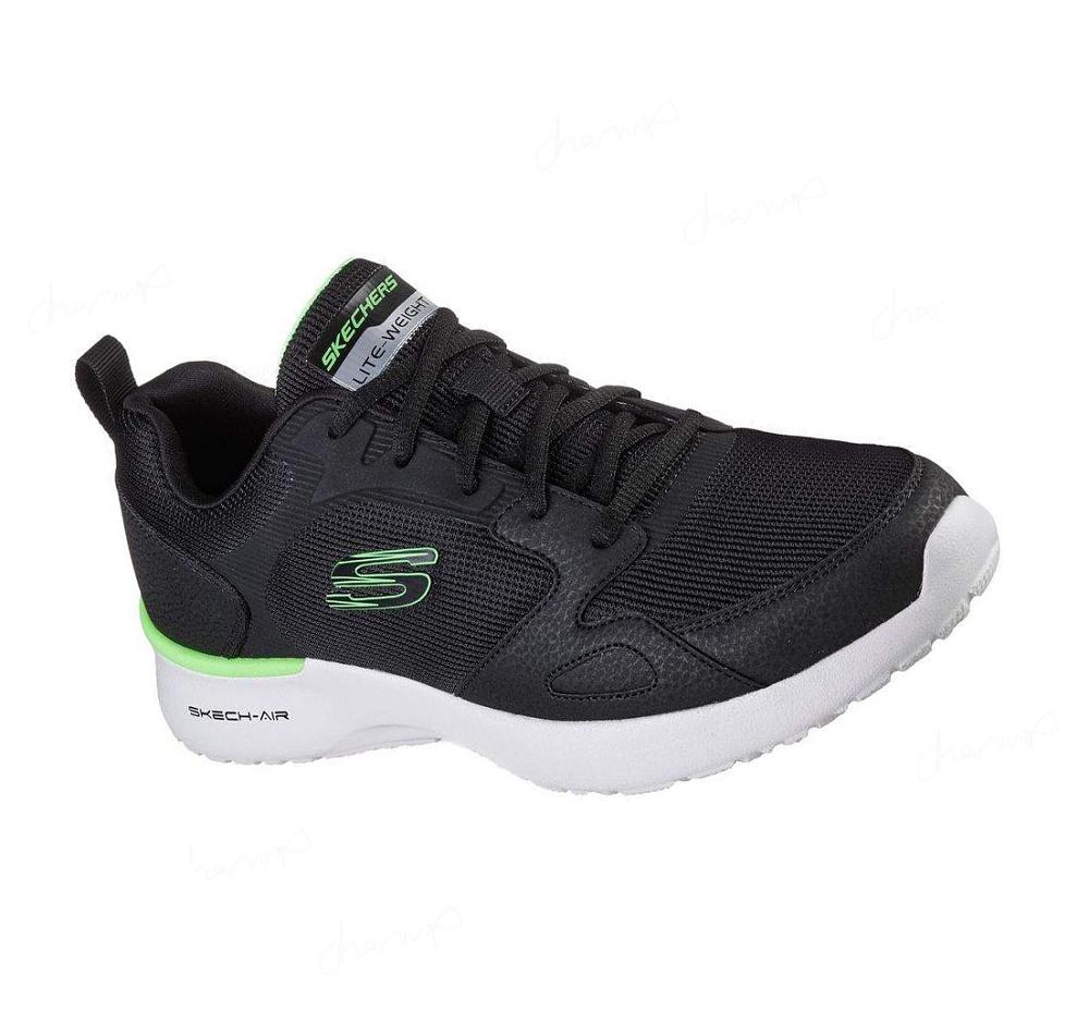 Zapatillas Deportivos Skechers Skech-Air Dynamight Hombre Negras Verde Claro | AA50W_AR