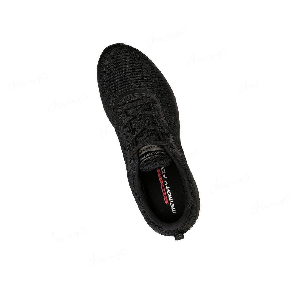 Zapatillas Deportivos Skechers Squad Hombre Negras | T2158_AR