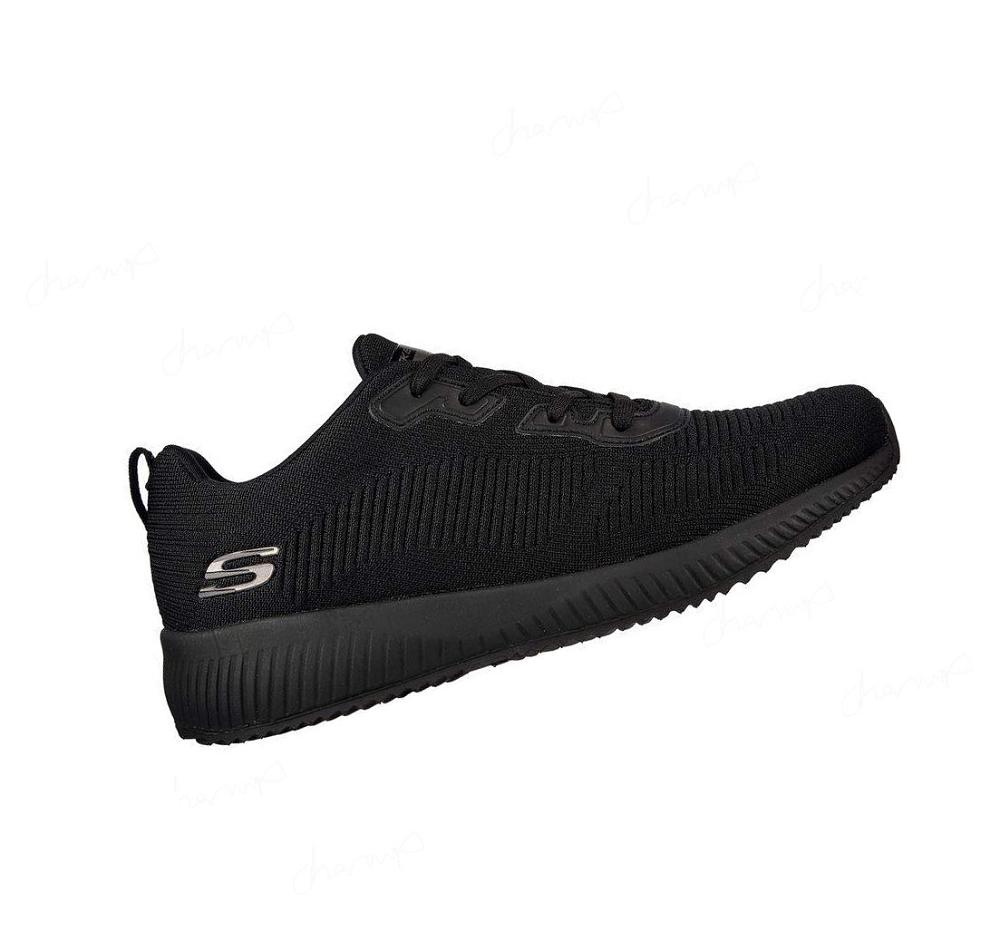 Zapatillas Deportivos Skechers Squad Hombre Negras | T2158_AR