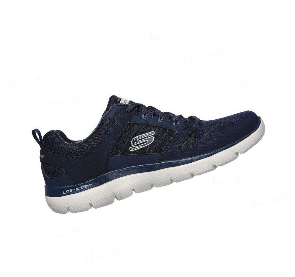 Zapatillas Deportivos Skechers Summits - New World Hombre Azul Marino | A31AA_AR