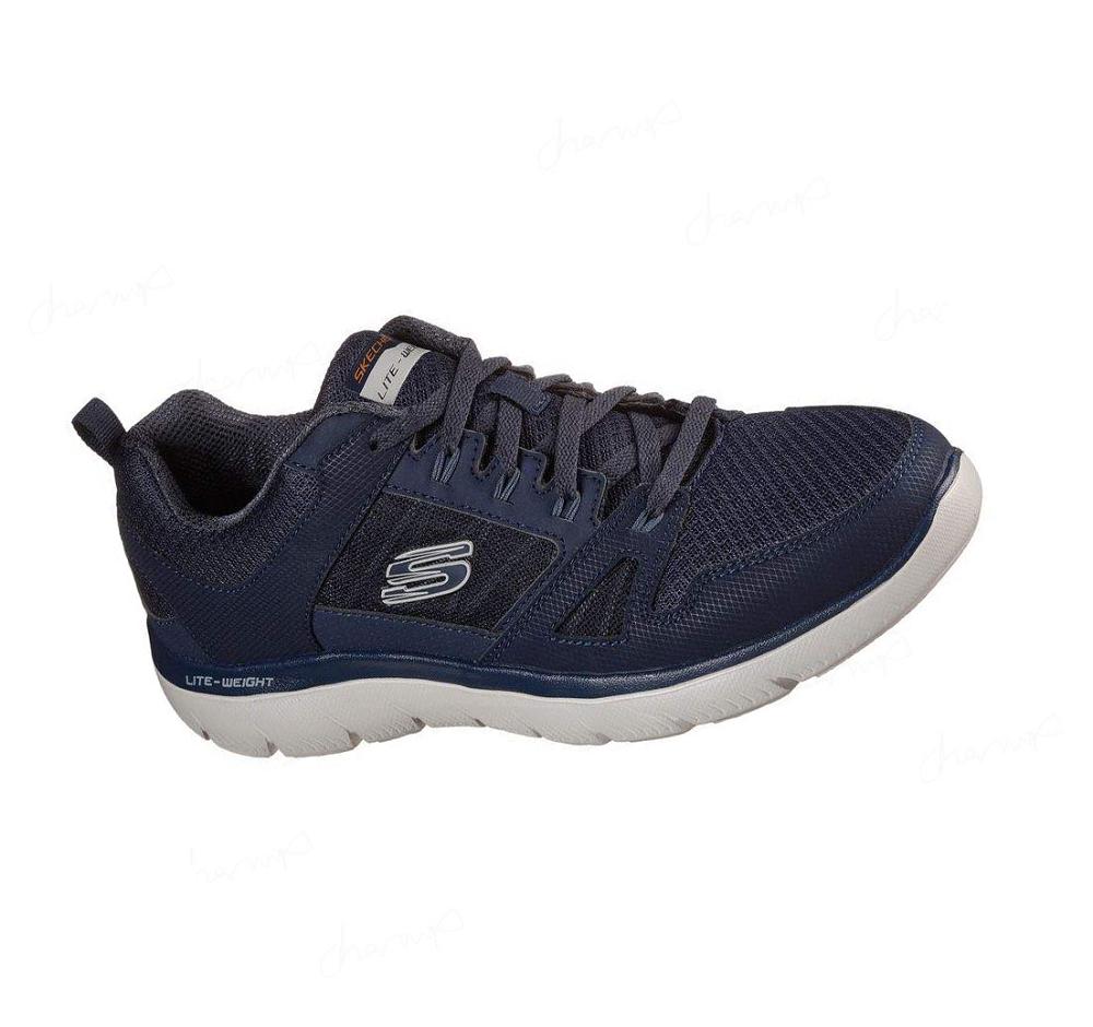 Zapatillas Deportivos Skechers Summits - New World Hombre Azul Marino | A31AA_AR