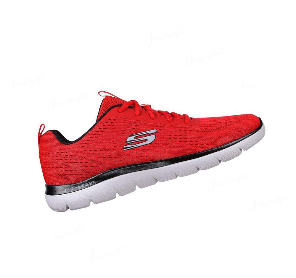 Zapatillas Deportivos Skechers Summits - Torre Hombre Rojas Negras | A33TG_AR