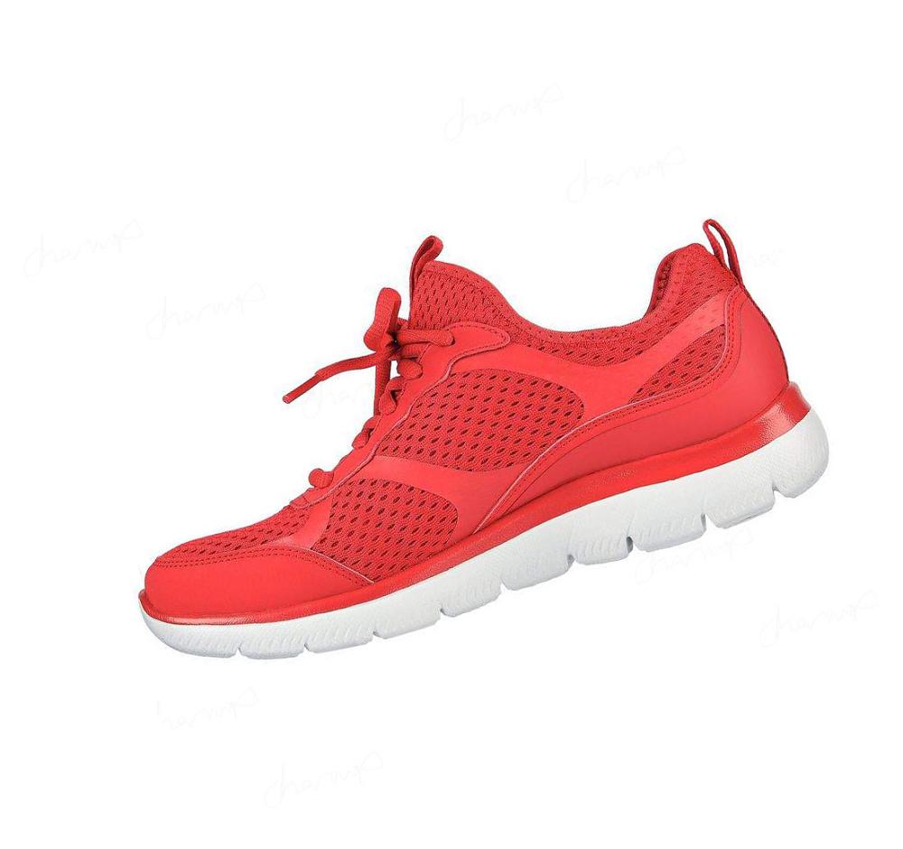 Zapatillas Deportivos Skechers Summits - Free Classics Mujer Rojas | TT98A_AR