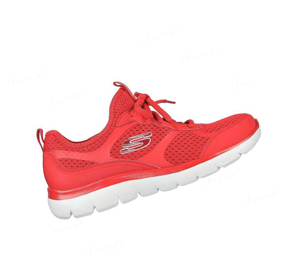 Zapatillas Deportivos Skechers Summits - Free Classics Mujer Rojas | TT98A_AR