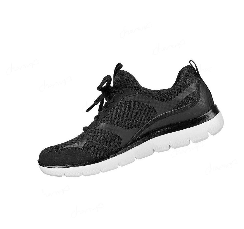 Zapatillas Deportivos Skechers Summits - Free Classics Mujer Negras | TTA8A_AR