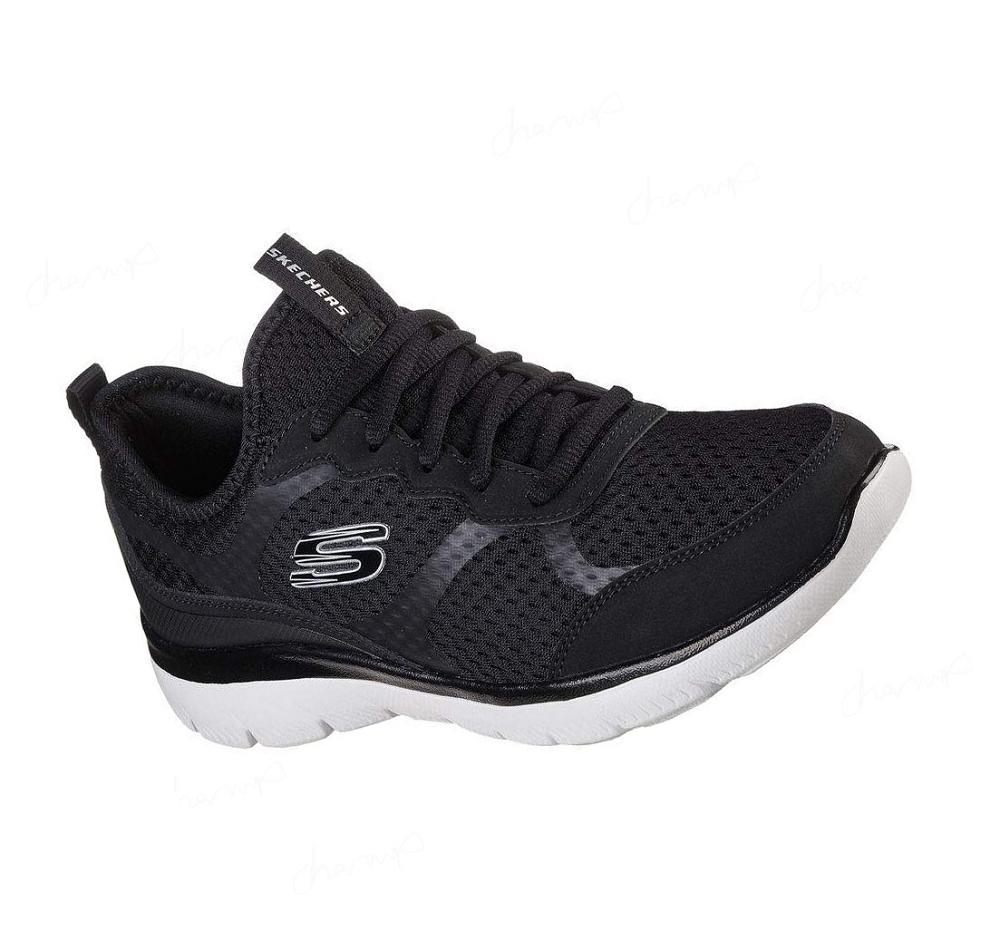 Zapatillas Deportivos Skechers Summits - Free Classics Mujer Negras | TTA8A_AR