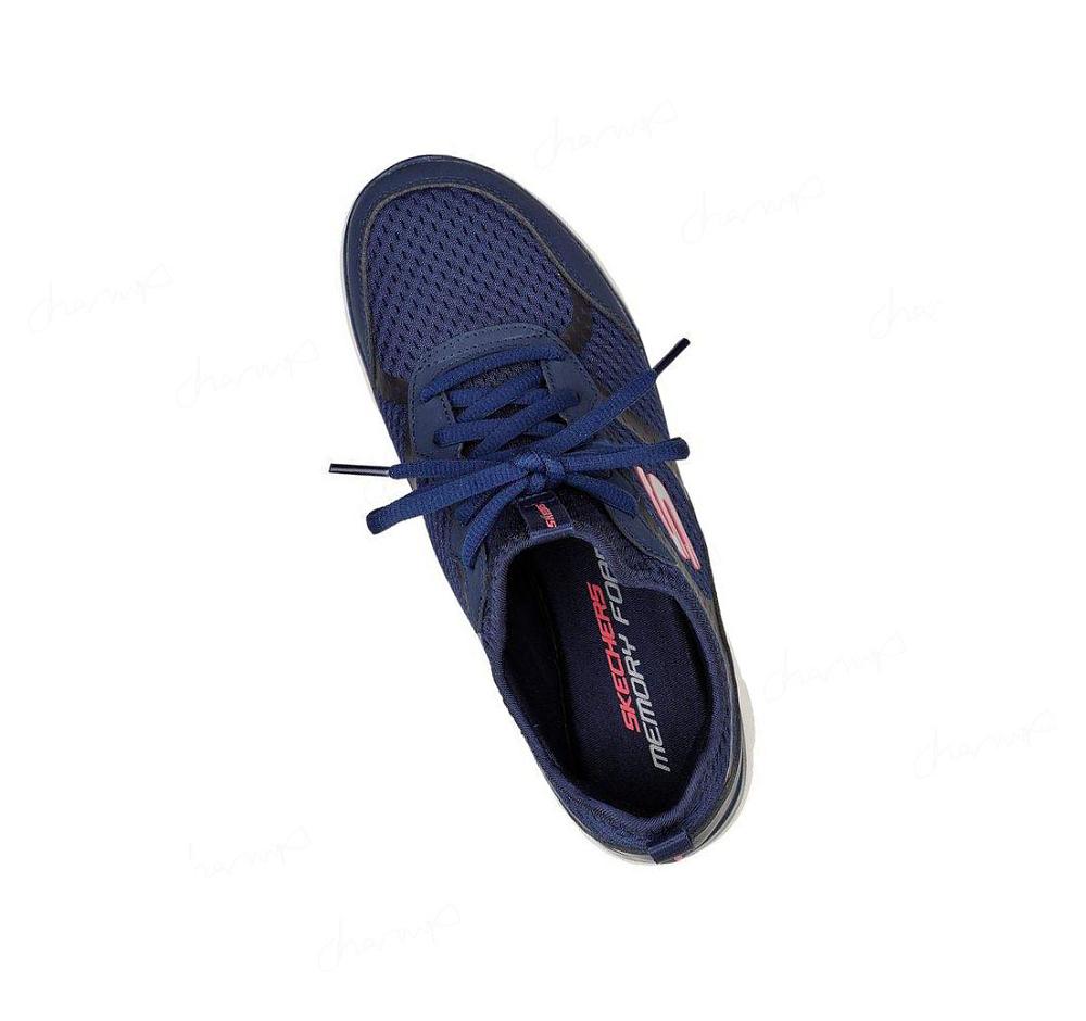 Zapatillas Deportivos Skechers Summits - Free Classics Mujer Azul Marino | TTT3Q_AR