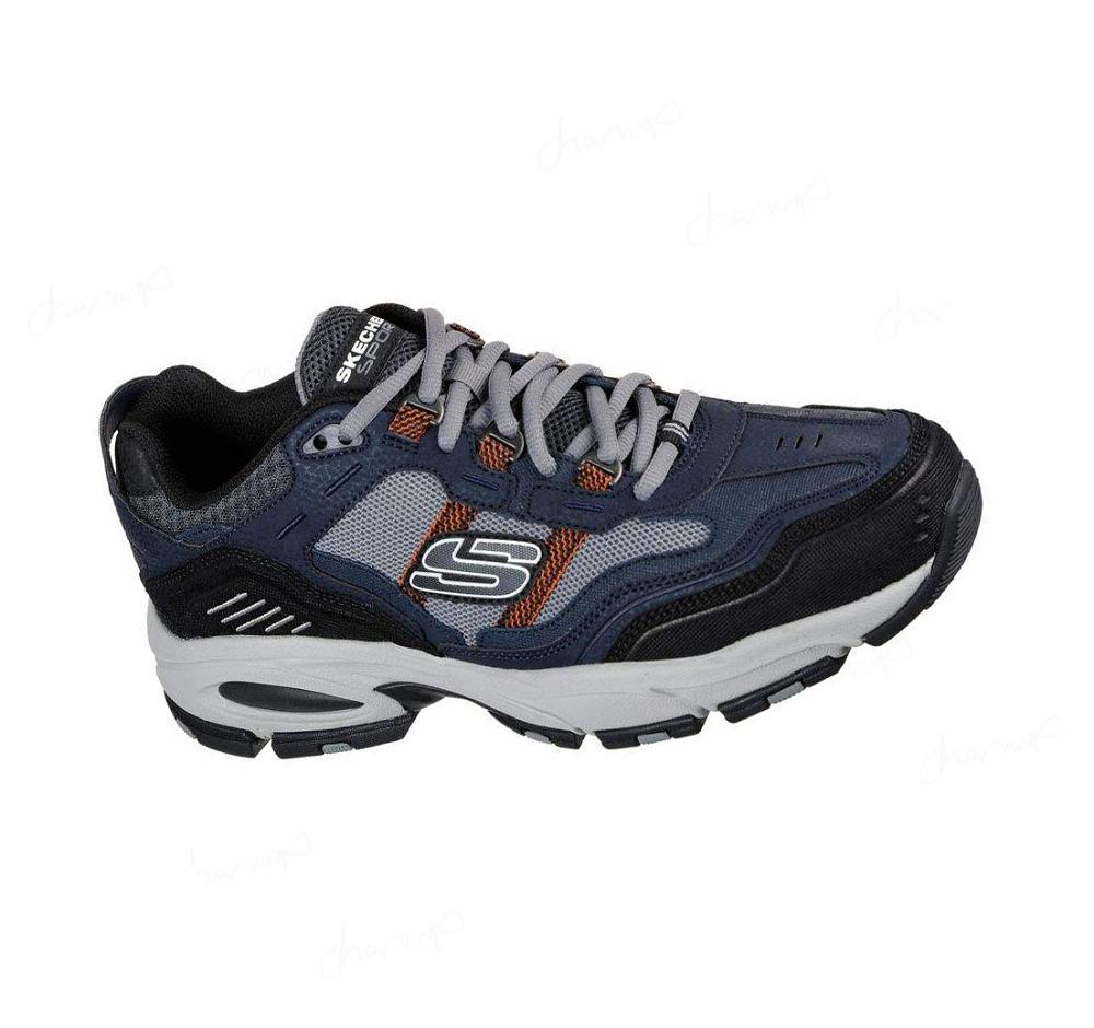 Zapatillas Deportivos Skechers Vigor 2.0 - Nanobet Hombre Azul Marino Gris | 3900A_AR