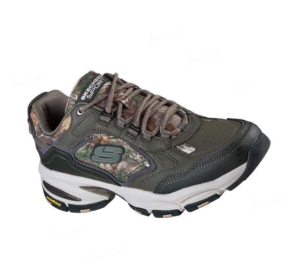 Zapatillas Deportivos Skechers Vigor 3.0 - Down Range Hombre Verde Oliva | 3689D_AR