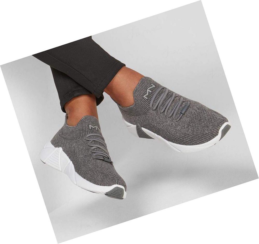 Zapatillas Para Caminar Skechers A-Line - Pointe Mujer Gris | AATAW_AR