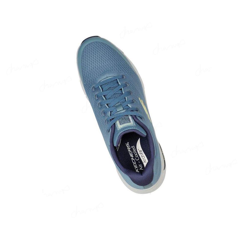 Zapatillas Para Caminar Skechers Arch Fit Hombre Azules | 561AA_AR