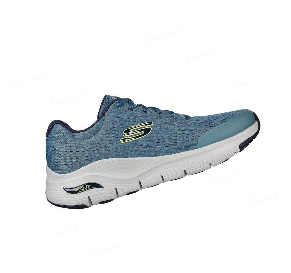 Zapatillas Para Caminar Skechers Arch Fit Hombre Azules | 561AA_AR