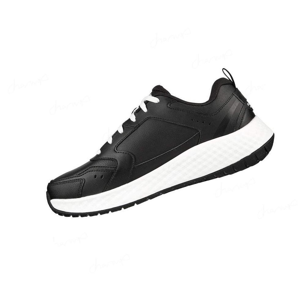 Zapatillas Para Caminar Skechers Arch Fit Multi Deporte Hombre Negras Blancas | 6100C_AR