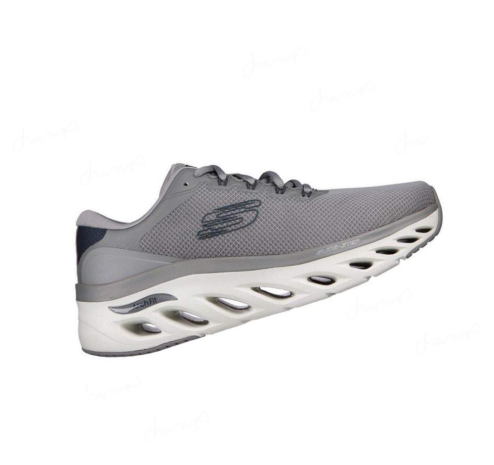 Zapatillas Para Caminar Skechers Arch Fit Glide-Step - Highlighter Hombre Gris | 65120_AR