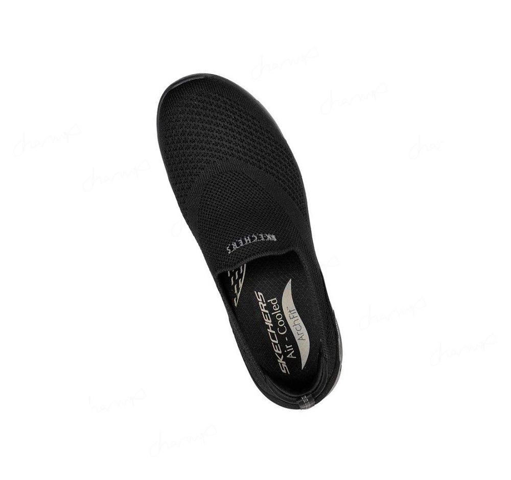 Zapatillas Para Caminar Skechers Arch Fit Refine - Don't Go Mujer Negras | A1998_AR