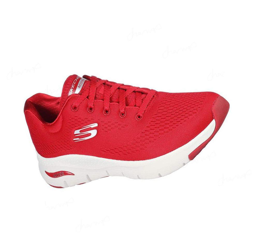 Zapatillas Para Caminar Skechers Arch Fit - Big Appeal Mujer Rojas | A1T38_AR