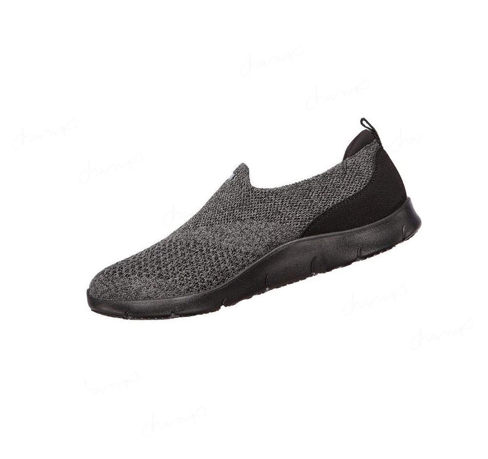 Zapatillas Para Caminar Skechers Arch Fit Refine - Don't Go Mujer Negras Gris | A22A0_AR