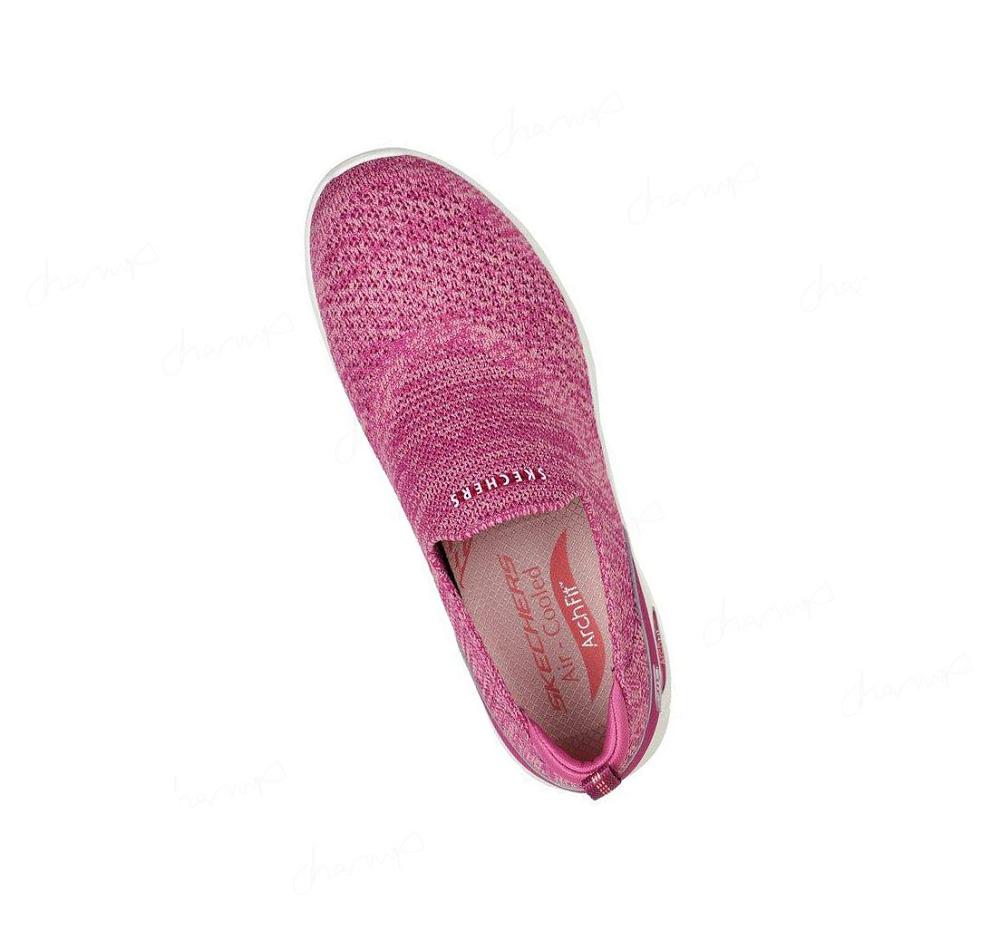 Zapatillas Para Caminar Skechers Arch Fit Refine - Don't Go Mujer Rosas | A299X_AR