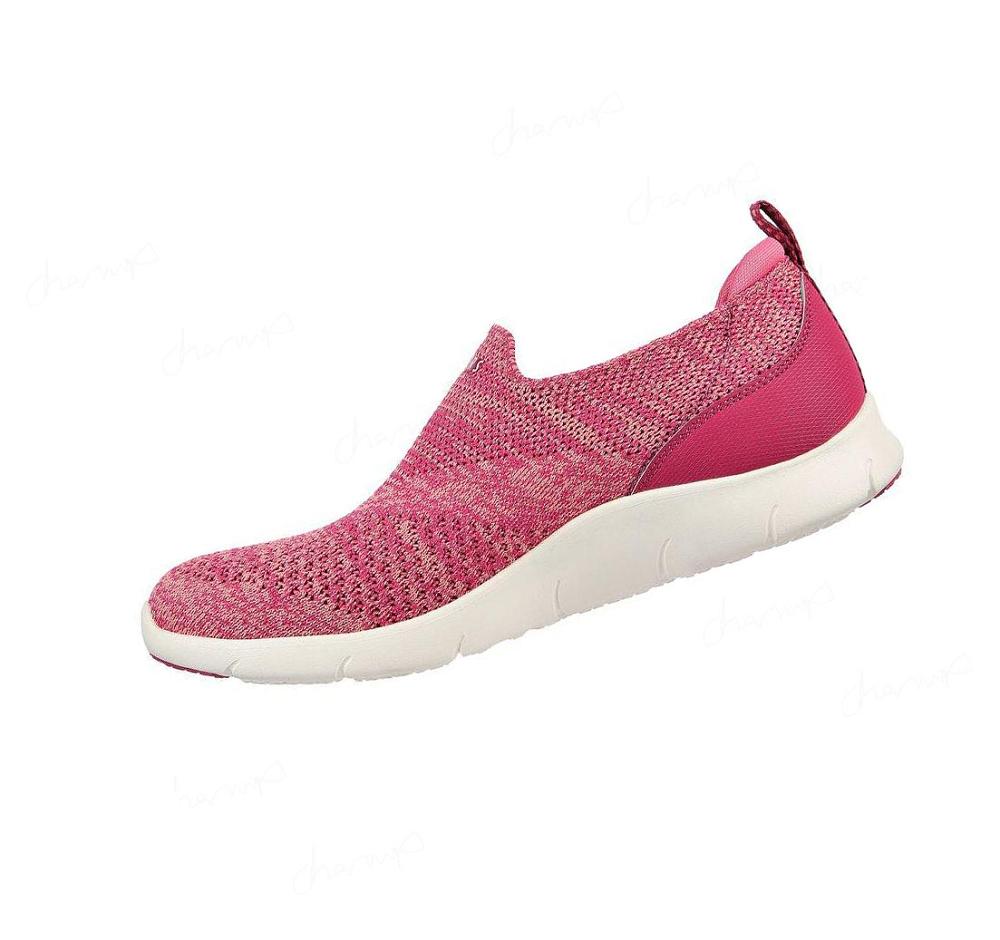 Zapatillas Para Caminar Skechers Arch Fit Refine - Don't Go Mujer Rosas | A299X_AR