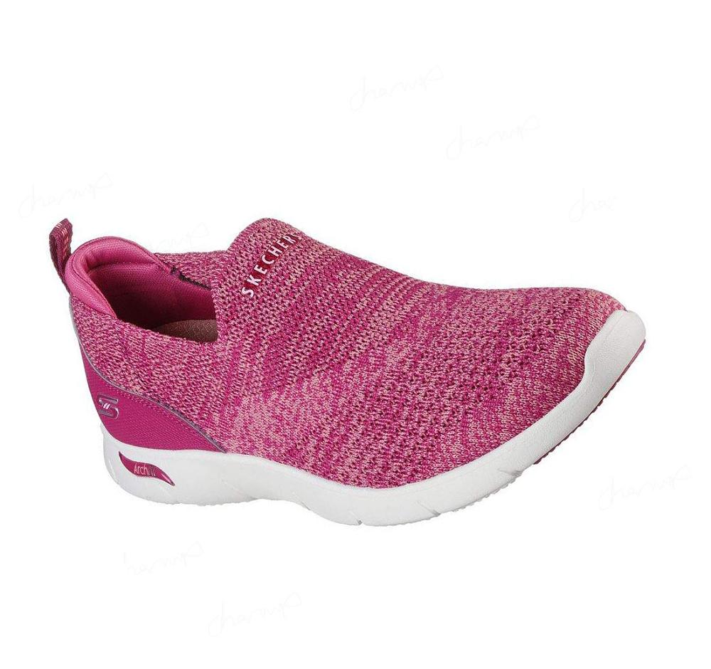 Zapatillas Para Caminar Skechers Arch Fit Refine - Don\'t Go Mujer Rosas | A299X_AR