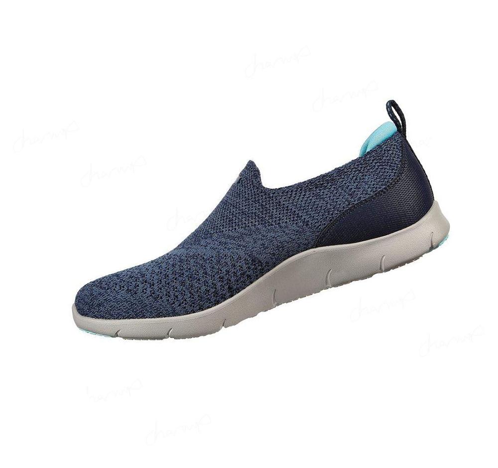 Zapatillas Para Caminar Skechers Arch Fit Refine - Don't Go Mujer Azul Marino Azules | A2A93_AR